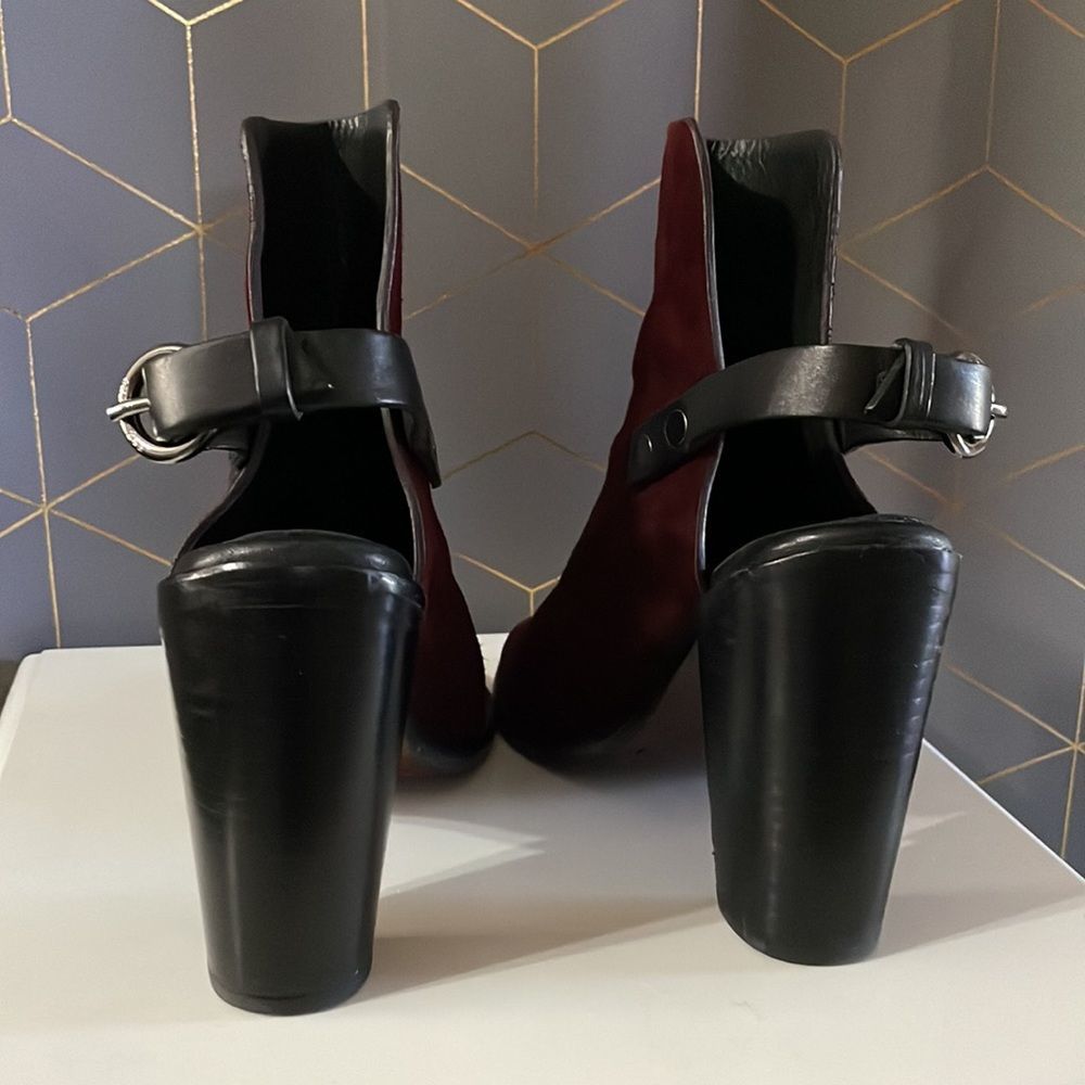 Rag & Bone Suede Wyatt Bootie Open Toe Sandals - image 3